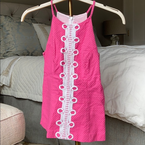 Lilly Pulitzer pink textured top - Picture 2 of 6